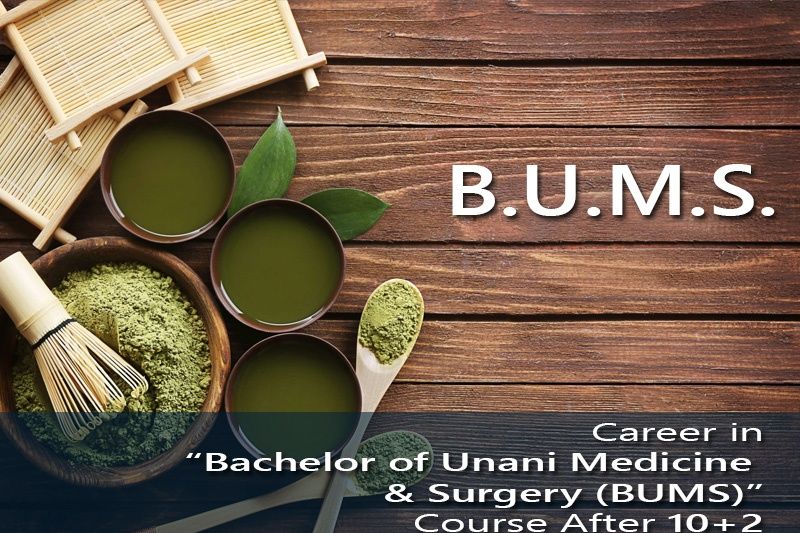 Career In Bachelor Of Unani Medicine Surgery Bums Course After 102